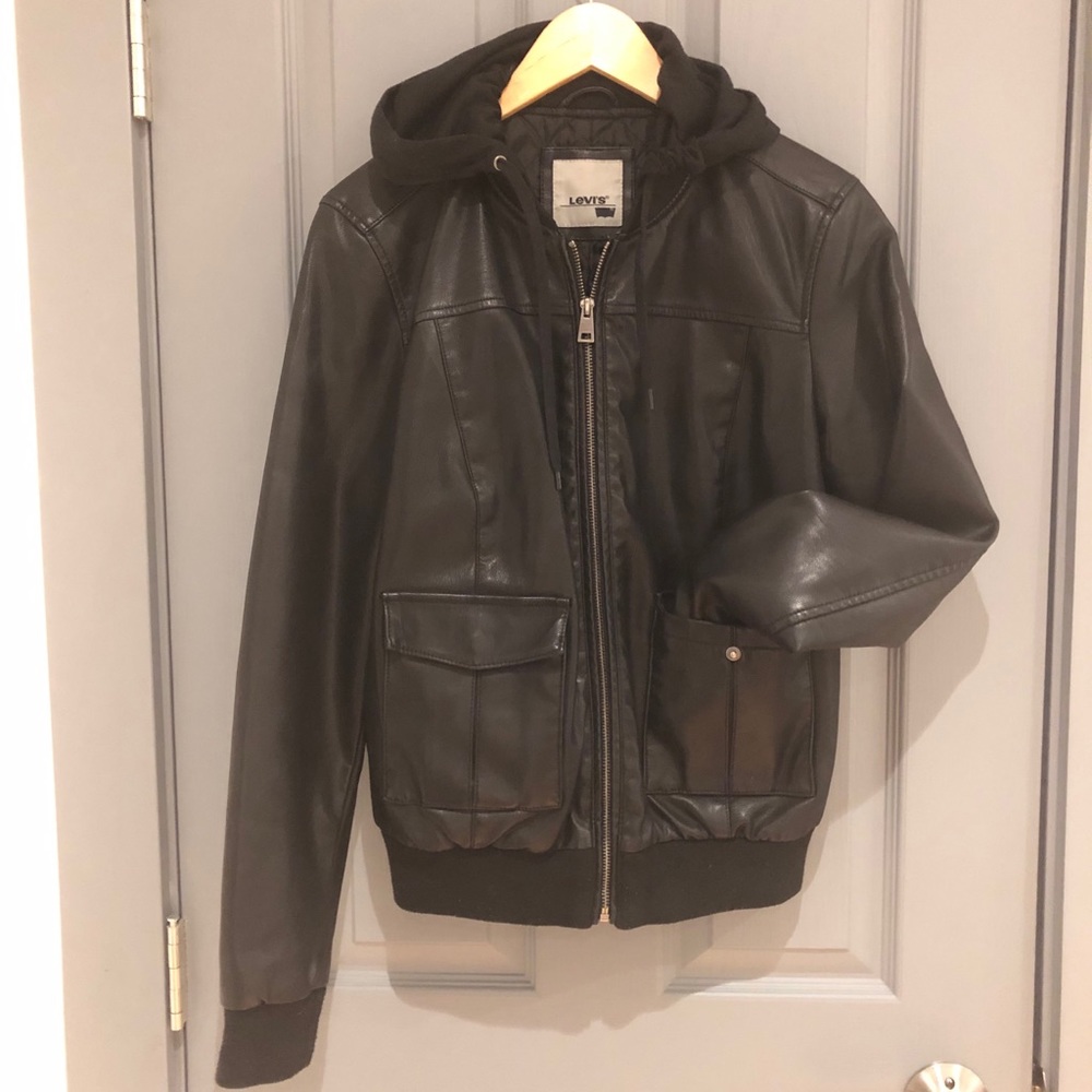 Levi faux leather jacket